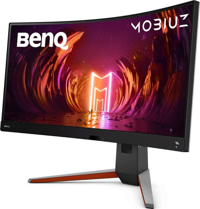 Monitor BenQ Mobiuz EX3410R, 34'', 3440 x 1440 (UWQHD), i zi/ i hirtë