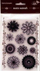Set vula kreative Galeria Hobby Creative Stamps Flowers, motive lulesh, transparent