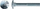 Bulon karroce Vida 82406, 8x160mm, i galvanizuar