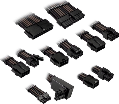 Set kabllosh zgjatuese Kolink Core Pro 12VHWPR Type 2, 16AWG, për GPU, e zezë gri