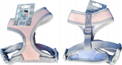 Parzmore për qen Barry King, 34-45cm, gri me rozë