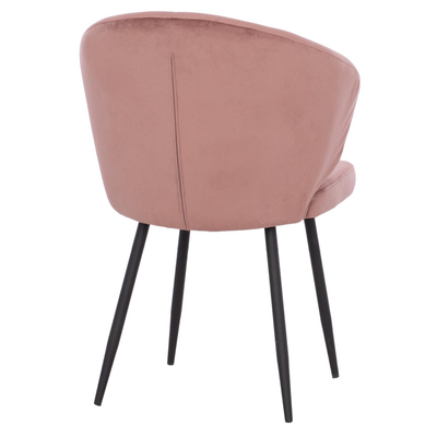 Kolltuk Jiya velvet + këmbë metal 60×60×85 cm (HM8728.02)