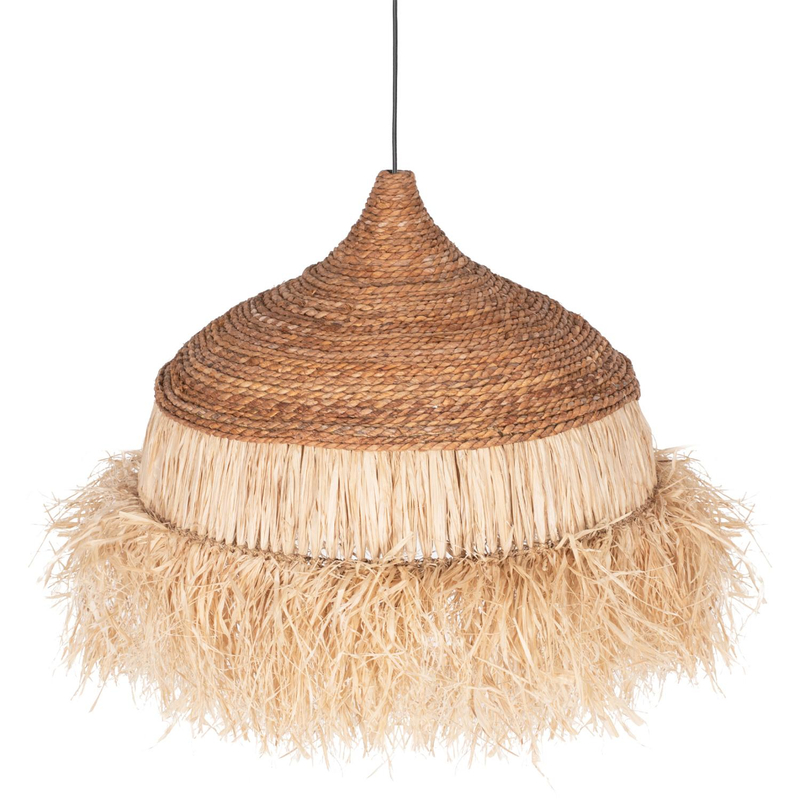 Llambë tavani me kapak sisal 50×50×50 cm (HM7786)
