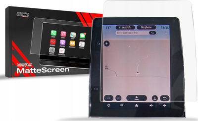 Mbështjellës ekrani GRIZZ MatteScreen për Mitsubishi ASX 2 9.3", kundër shenjave të gishtave, mat, transparent