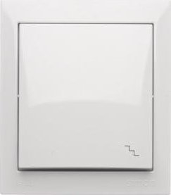 Ndërprerës shkalle Kontakt-Simon Aquaclick ACW6A/11, 16 AX 250 V, IP44, i bardhë