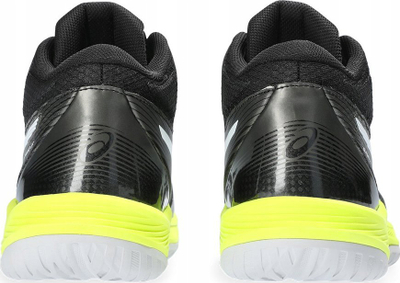 Atlete volejbolli Asics Beyond FF MT, për brenda në palestër, me qafë mes, të zeza me neon