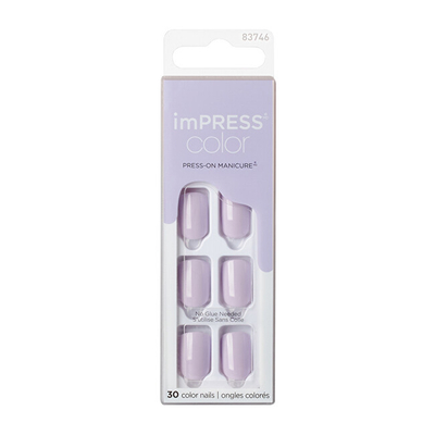 Set thonj vetëngjitës KISS imPRESS Color Picture Purplect, 30 copë