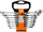 Set çelësash racetë Bahco 1RM SH8, 8 19mm, çelik, argjendtë