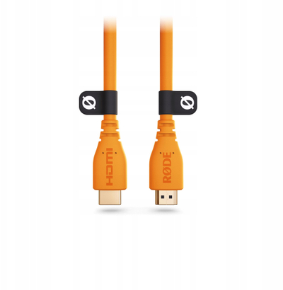 Kабел HDMI Rode, 1.5m, 4K, портокалов