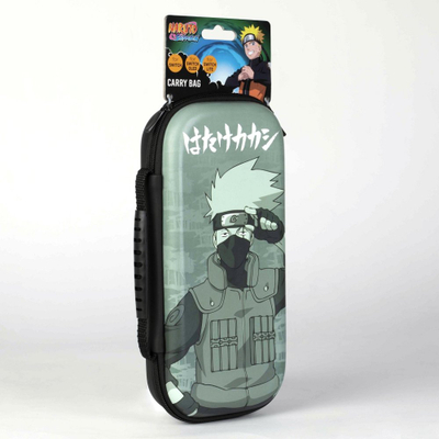 Çantë mbrojtëse Naruto Kakashi për Nintendo Switch, me ndarje për lojëra, gjysmë e fortë, gri