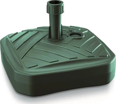 Bazë katrore për çadër dielli Prosperplast Square, që mbushet me ujë ose rërë, për tuba 24‑30 mm, jeshile forest