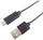 Kabllo USB në USB Type C GSC 2.0, 1.5m, 480 Mbps, e zezë