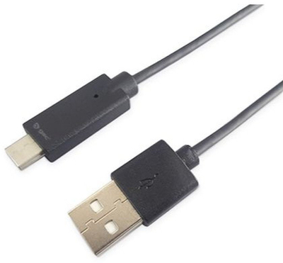 Kabllo USB në USB Type C GSC 2.0, 1.5m, 480 Mbps, e zezë