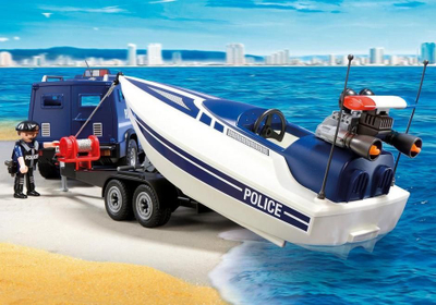 Set lodrash ndërtimi për çuna Playmobil City Action, 12 copa