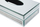 Kuti shamish Beliani Charly, xham dekor, 26 x 15 x 7 cm, argjendi