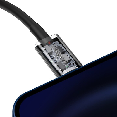 Kabllo për karikim / të dhëna Baseus Superior Series USB-C - Lightning, 20W, 1m, e zezë