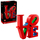 Set ndërtimi LEGO Art LOVE 31214, dekor shtëpie, shumëngjyrësh