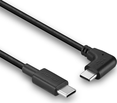 Kabllo USB-C Lindy, USB 2.0, 1m, e zezë