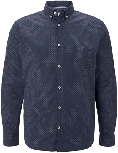Këmishë Tom Tailor Regular Fit 1021064.24486, e kaltër 3XL