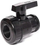 Valvul me dorë Greenmill Ball Valve, plastike, F1", e zezë