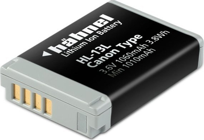 Bateri për kamerë Hahnel Canon HL-13L, 1060mAh, Li-Ion, gri