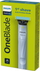Aparat rroje elektrik Philips OneBlade First Shave QP1324/20, për lëkurë të ndjeshme, i gjelbër