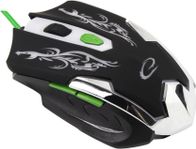 Mouse për lojëra Esperanza Cyborg EGM405, 2400 dpi, me kabllo USB, i zi jeshil