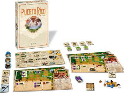 Loja me shokë Ravensburger Alea Puerto Rico, strategjike, për të rritur