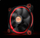 Ftohës Thermaltake Riing LED, 140 mm, i kuq