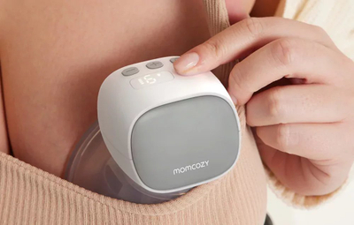 Pompë gjiri elektrike Momcozy S9 Pro, e portativë, gri