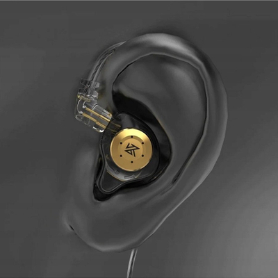 Kufje me kabllo KZ EDX Pro, in ear, 3.5mm, të zeza