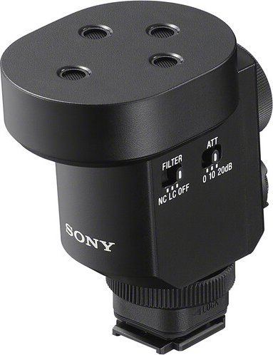Mikrofon shotgun Sony ECM-M1, për kamera, i zi