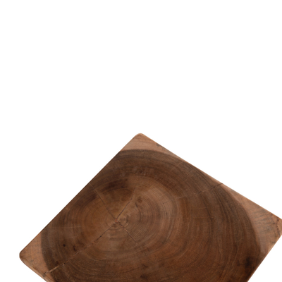 Stol ndihmës Anvil HM9756.11, dru Suar masiv, 31x31x45 cm, ngjyrë natyrale