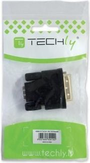 Адаптер HDMI во DVI D AV Techly, дигитално видео, црн