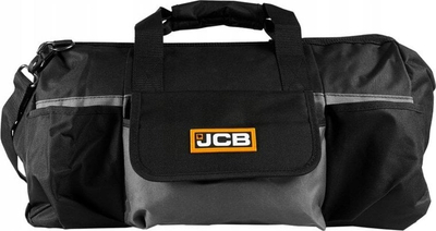 Çantë veglash JCB 20", bazë e fortë, e zezë