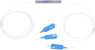 Splitter ExtraLink, 1:2, PLC, SC/UPC, 900UM, 1.5 m, i bardhë