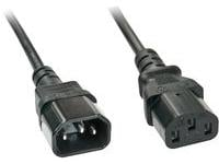 Kabllo rryme Lindy 30333, IEC 320 C14 në C13, 5m, i zi