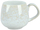 Шолја Domoletti Embossed Outside Glaze Inside, 370ml, бела