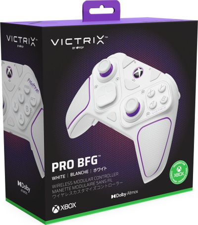 Kontroller Victrix XS Pad, wireless / me kabllo, i bardhë