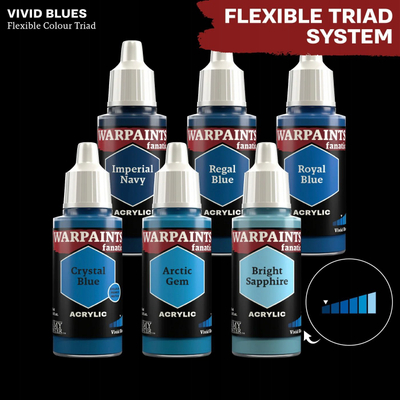 Bojë akrilike The Army Painter Warpaints Fanatic Imperial Navy, 18ml, blu e errët