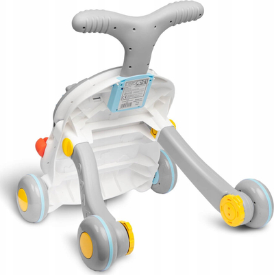 Ecës edhe tavolinë loje TOYZ Spark 2 në 1, për kalamaj 12m+, gri