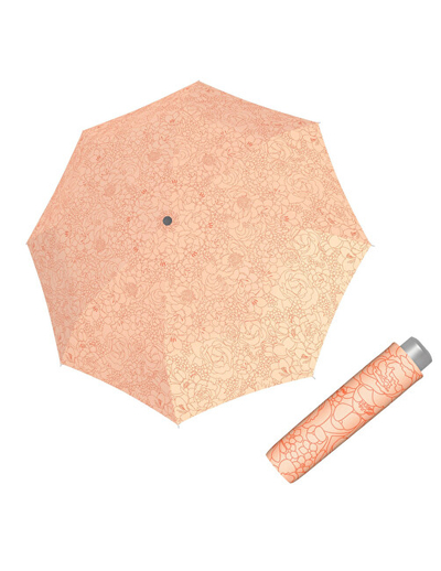 Çadër e palosshme për femra Doppler Mini Light Giardino, e portokalltë
