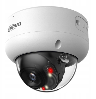 IP камера Dahua IPC-HDBW3649E-AS-IL-0280B WizSense, 6 Mpx, Smart Dual Light, бела