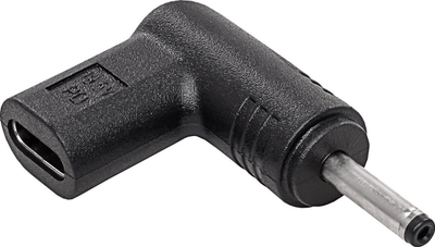 Adapter karikimi Akyga AK-ND-C06, USB-C në 3.0 x 1.0 mm, 100W, i zi