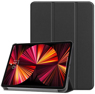 Mbulesë tablet iLike Galaxy Tab A8 8.0 T290 T295, Tri-Fold, lëkurë eco, e zezë