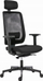 Karrige zyre Powerton Lucie, ergonomike, e zezë