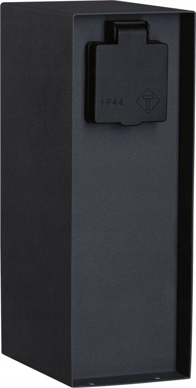 Приклучок за градина Paulmann Plug and Shine 94700, IP44, 230V 24V, антрацит