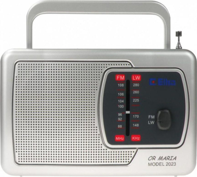 Портабилно радио Eltra Maria, AM FM, 230V и батерии, црно