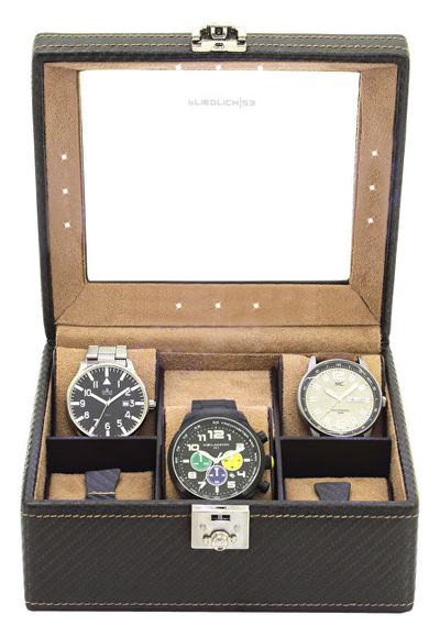 Organizues për orë Friedrich Lederwaren Carbon 32058-3, 170