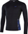 Bluzë noti për burra Speedo ECO Endurance+ Splice, me mëngë t’gjata, UPF40+, e zezë me blu